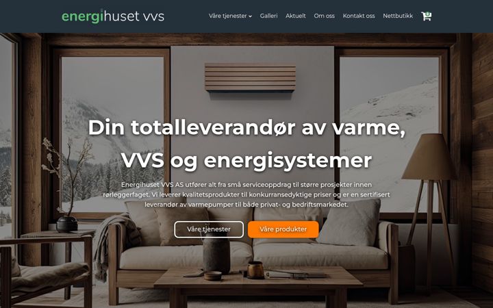 Screenshot of energivvs.no