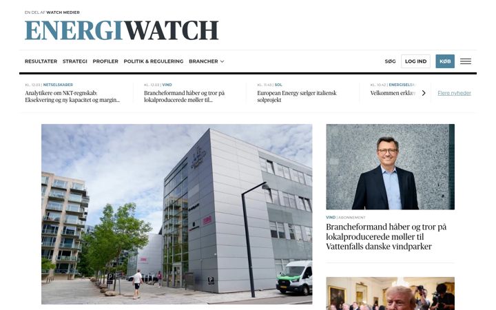 Képernyőkép: energiwatch.dk