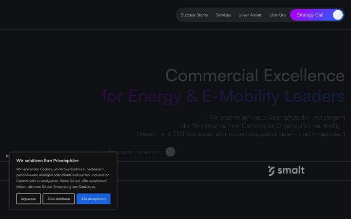 Screenshot of energizedand.com