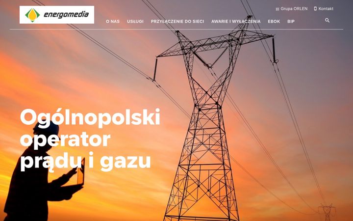 Capture d'écran de energomedia.pl
