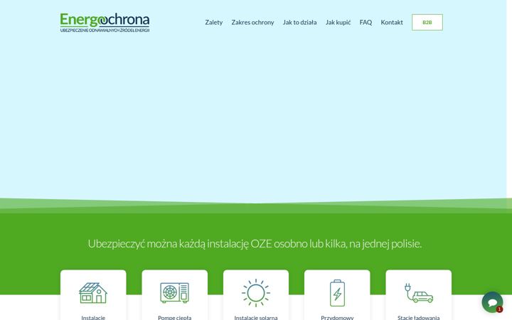 Kuvakaappaus sivustosta energoochrona.pl