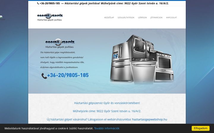 Screenshot von energoszerviz.eu