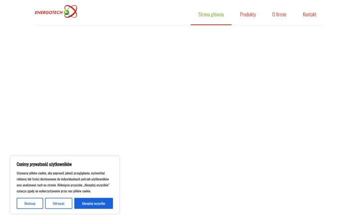 Zrzut ekranu energotech.com.pl