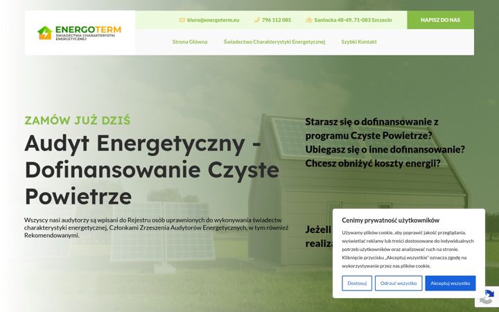 Screenshot von energoterm.eu