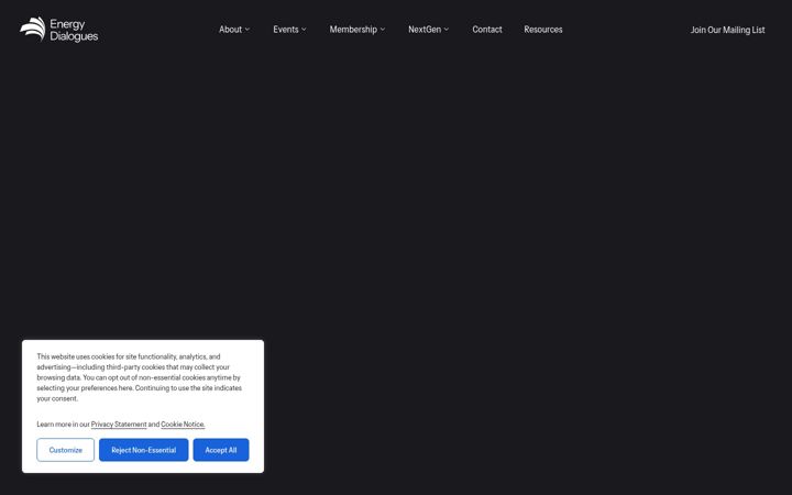 Screenshot of energy-dialogues.com