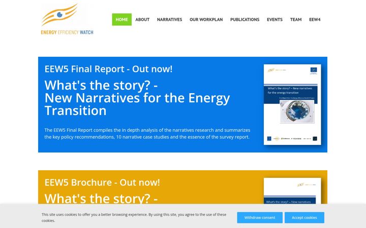 Captura de ecrã de energy-efficiency-watch.org