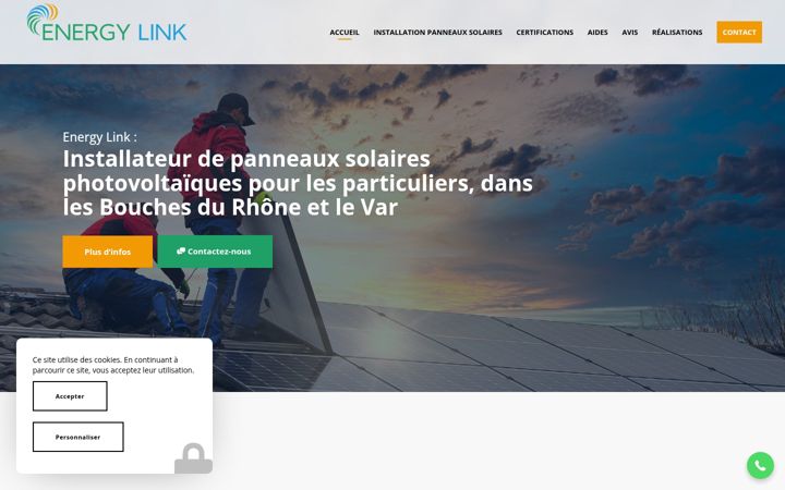 Screenshot of energy-link.fr