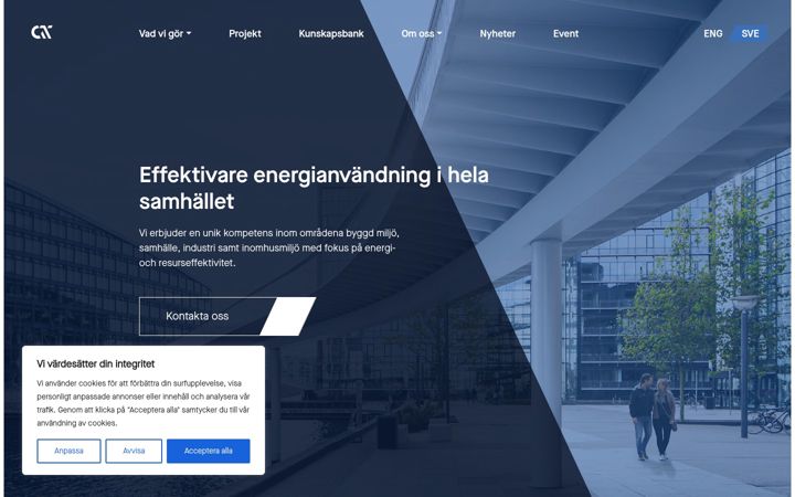 Screenshot von energy-management.se