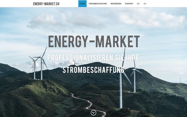 Capture d'écran de energy-market.ch