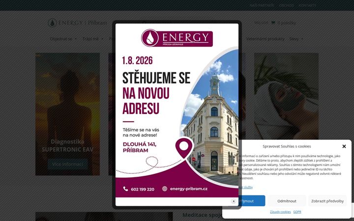 Captura de pantalla de energy-pribram.cz