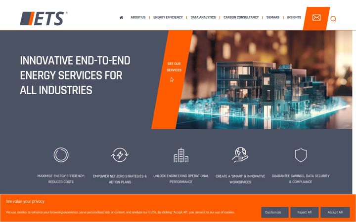 Screenshot of energy-ts.com