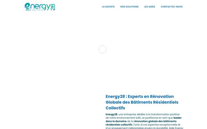 Screenshot of energy28.fr