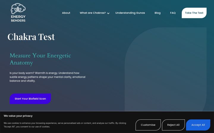 Screenshot of energybenders.com