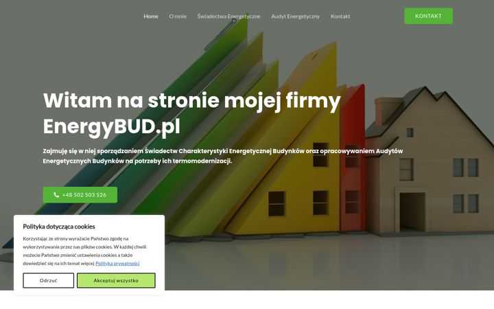 Screenshot ta' energybud.pl