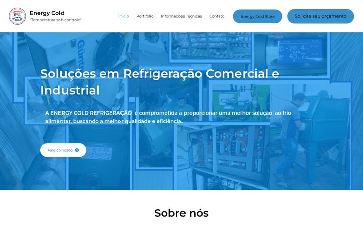 Screenshot von energycold.com.br