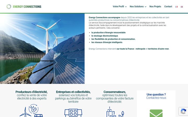 Screenshot of energyconnections.fr