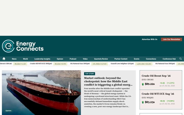 Screenshot of energyconnects.com