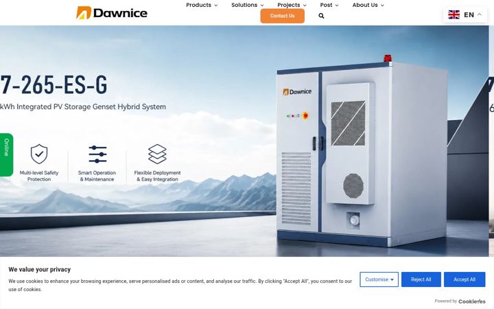 Screenshot of energydawnice.com