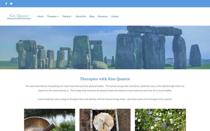 Screenshot του energyfieldhealer.co.uk