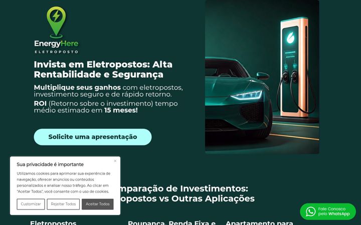 Screenshot von energyhere.com.br