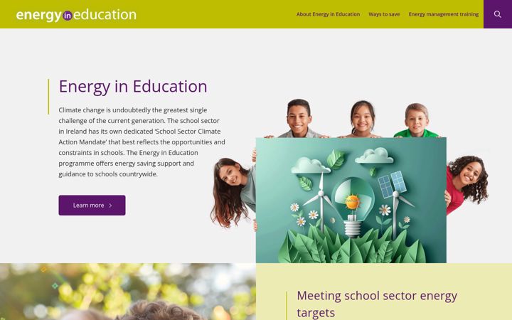 Skærmbillede af energyineducation.ie