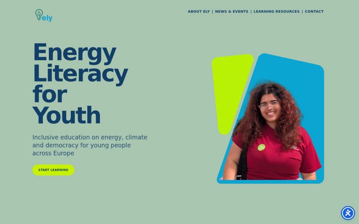 Captura de pantalla de energyliteracyforyouth.eu