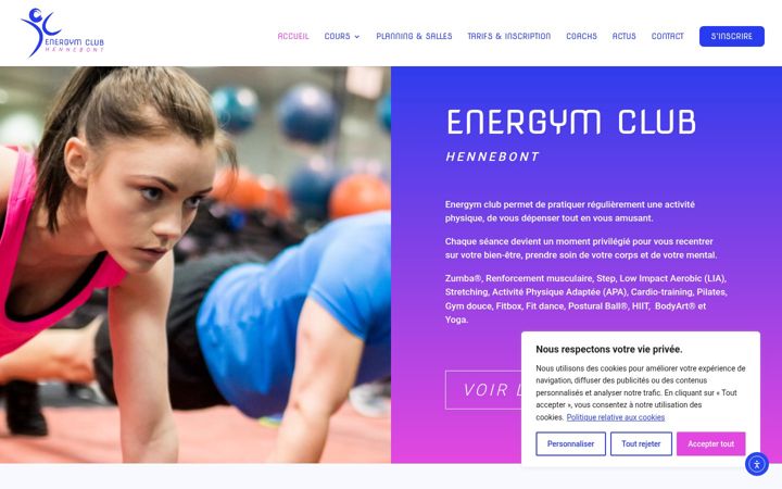 Screenshot of energym-hennebont.fr