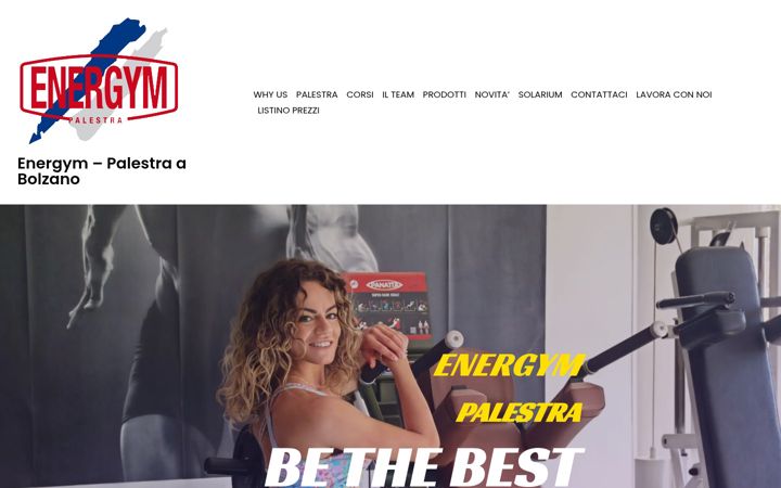 Skærmbillede af energym.it