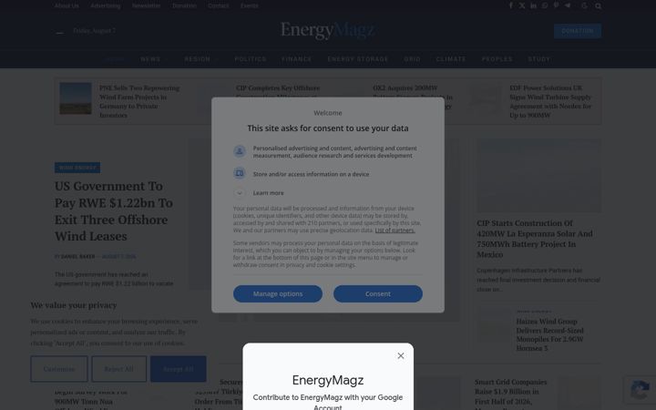 Screenshot of energymagz.com