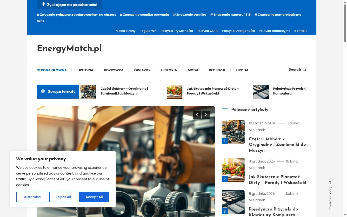 Screenshot tal-banner tal-kunsens muri qabel kwalunkwe interazzjoni