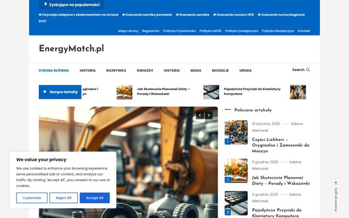 Screenshot ta' energymatch.pl