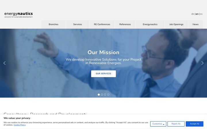 Screenshot of energynautics.com