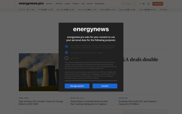 Screenshot of energynews.pro