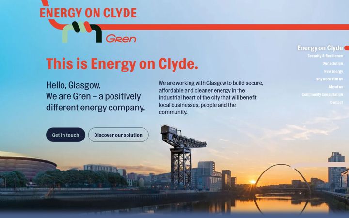 Screenshot of energyonclyde.com