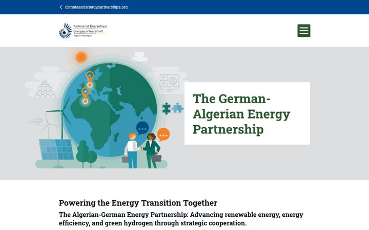 Snimka zaslona za energypartnership-algeria.org