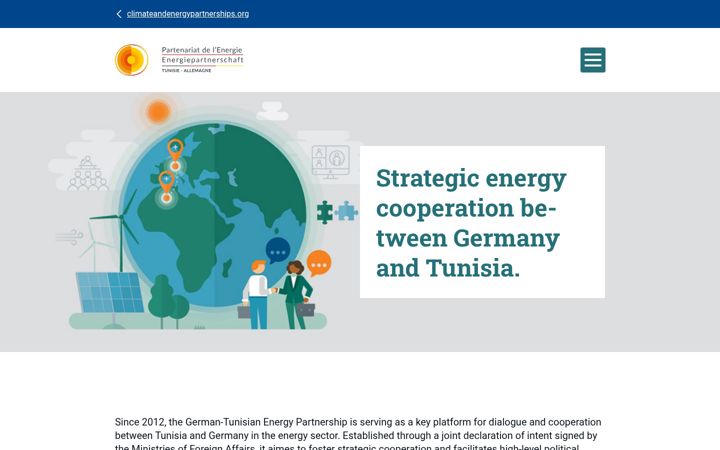 Екранна снимка на energypartnership-tunisia.org