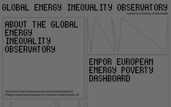 Kuvakaappaus sivustosta energypoverty.info
