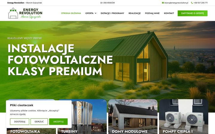 Screenshot ta' energyrevolution.pl