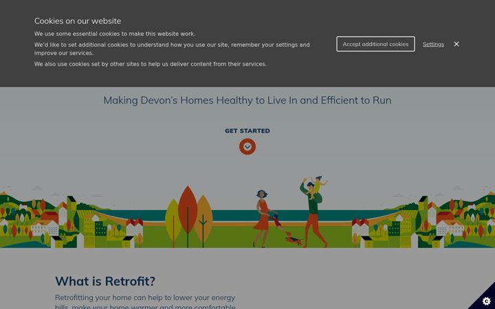 Screenshot του energysavingdevon.org.uk