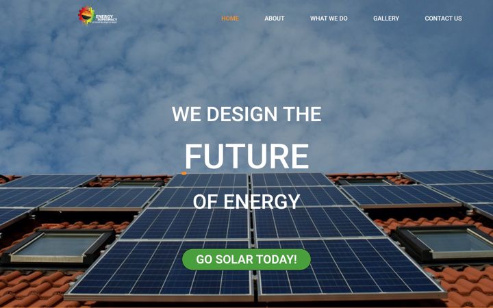Snímek obrazovky energysupremacy.co.za