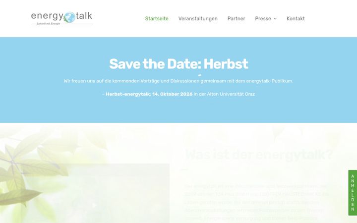 Kuvakaappaus sivustosta energytalk.info