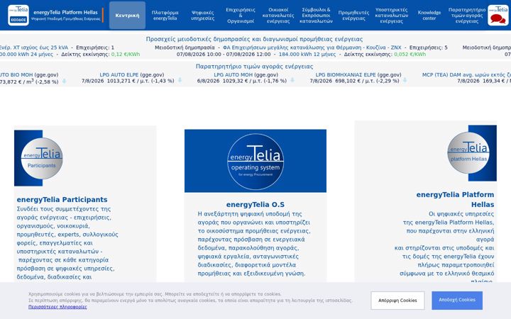 Ekraanipilt saidist energytelia.gr