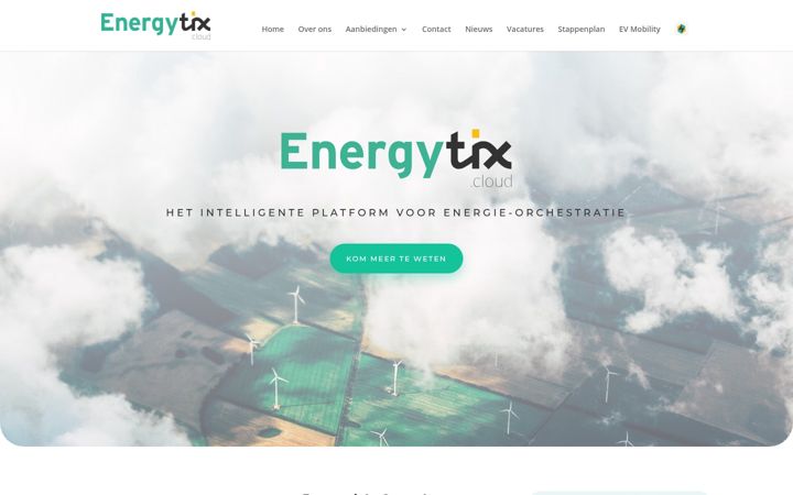 Captura de pantalla de energytix.eu