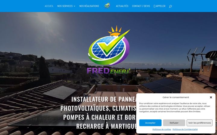 Screenshot of enerjciel.fr