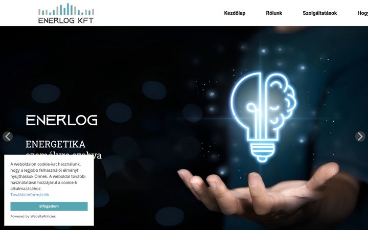 Screenshot of enerlog.hu