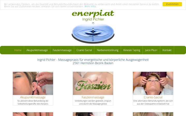 Screenshot von enerpi.at