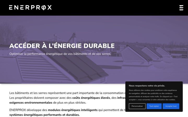 Screenshot of enerprox.com