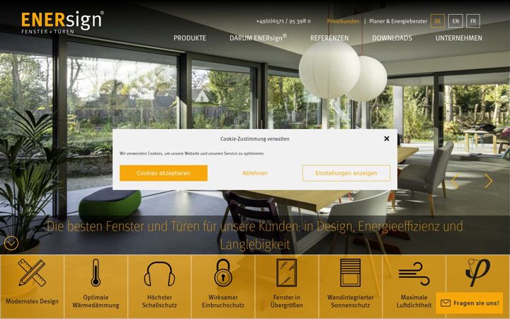 Screenshot of enersign.com