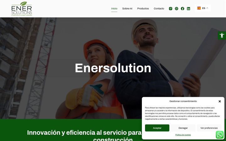 Screenshot di enersolution.net