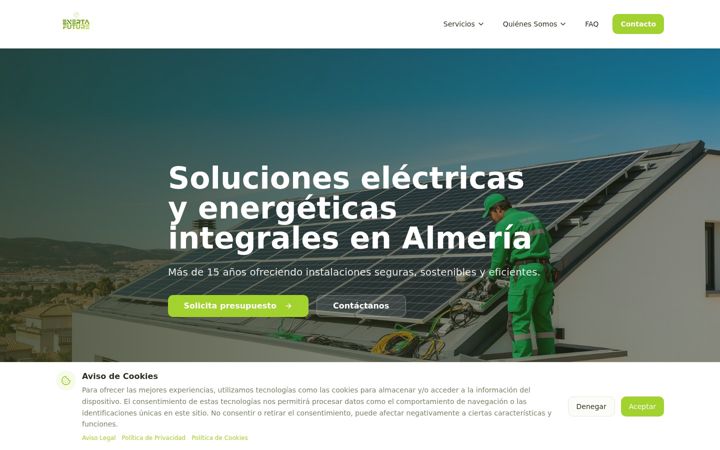 Екранна снимка на enertafuture.es